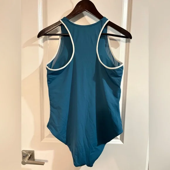 Knix Zip-Front Racerback Swimsuit - Picture 2 of 9